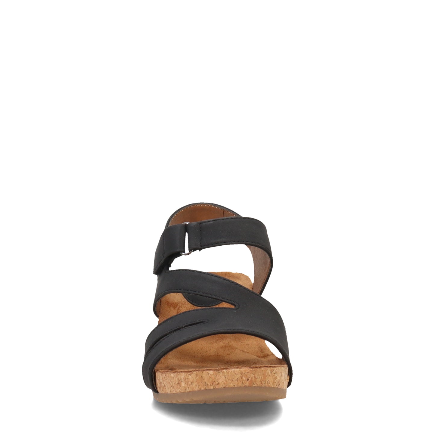 Peltz Shoes  Women's Eurosoft by Sofft Elda Sandal BLACK ES0028301