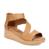 Peltz Shoes  Women's Eurosoft by Sofft Franci Sandal TAN ES0034305