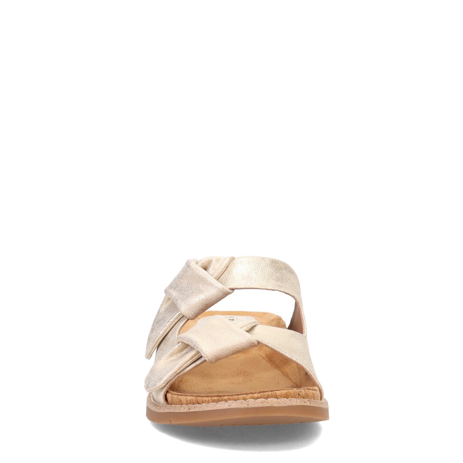 Peltz Shoes  Women's Eurosoft by Sofft Golden Sandal GOLD ES0034403