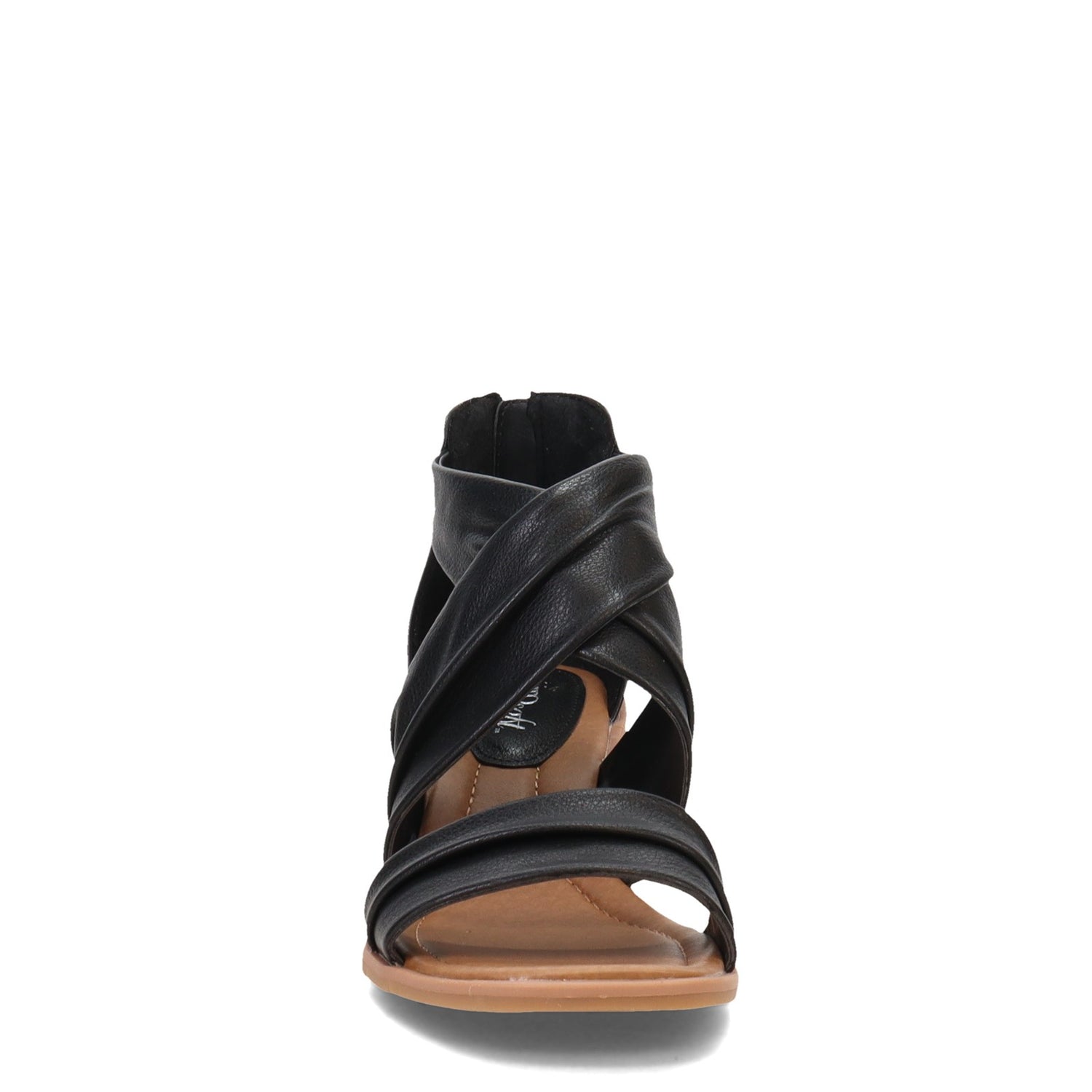 Peltz Shoes  Women's Eurosoft by Sofft Cidney Sandal BLACK ES0035801