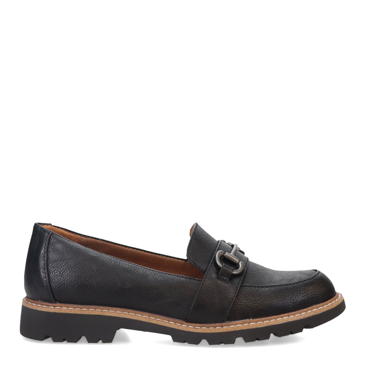 Peltz Shoes  Women's Euro Soft by Sofft Larue Loafer BLACK ES0039601