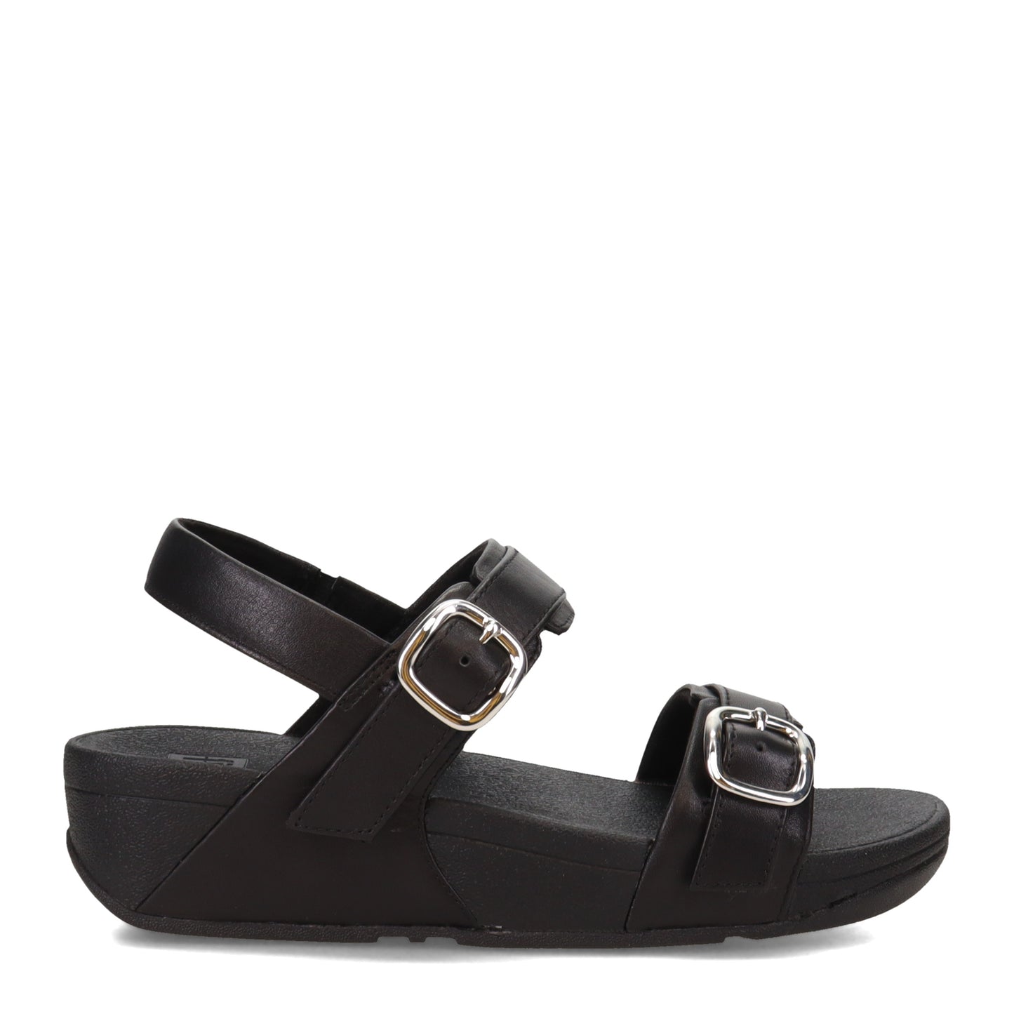 Peltz Shoes  Women's FitFlop Lulu Adjustable Sandal Black ES6-090