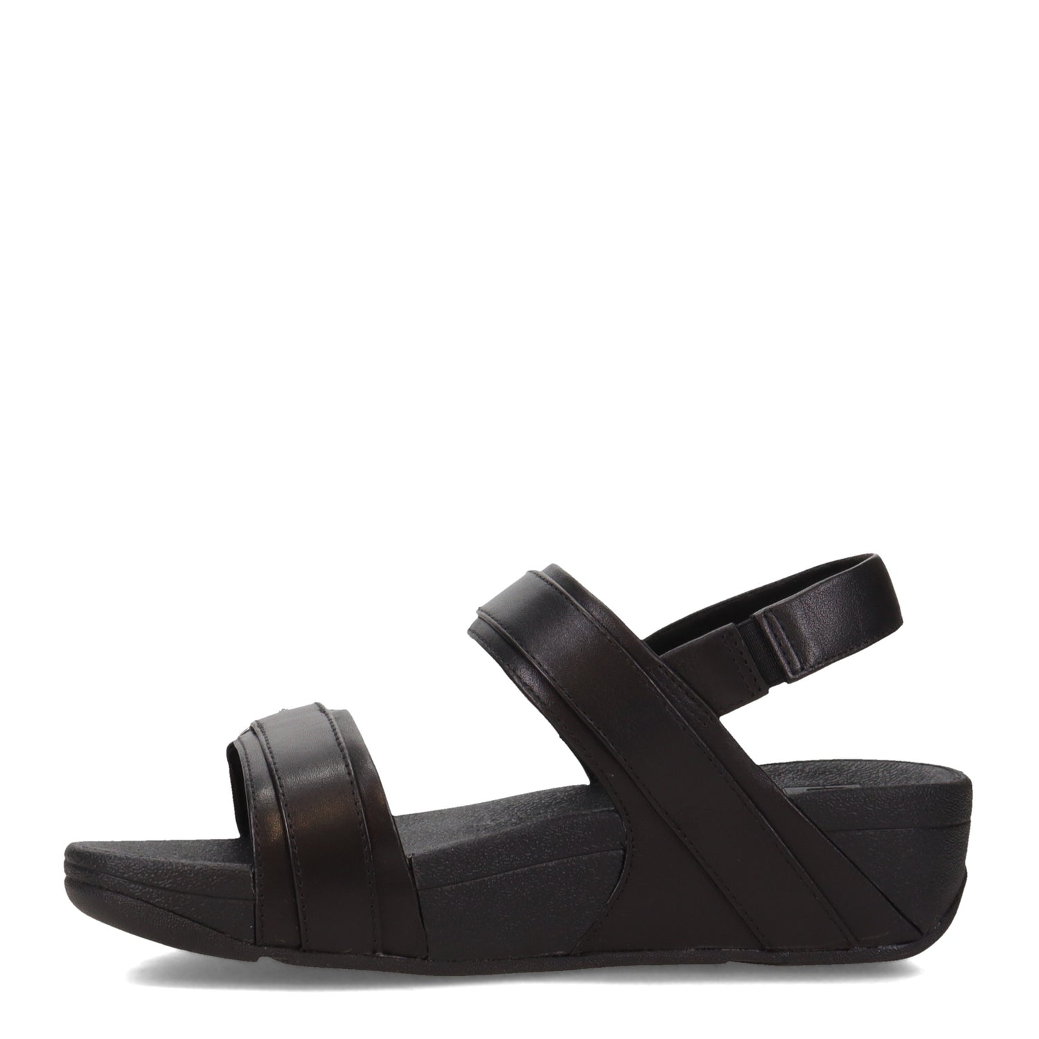 Peltz Shoes  Women's FitFlop Lulu Adjustable Sandal Black ES6-090