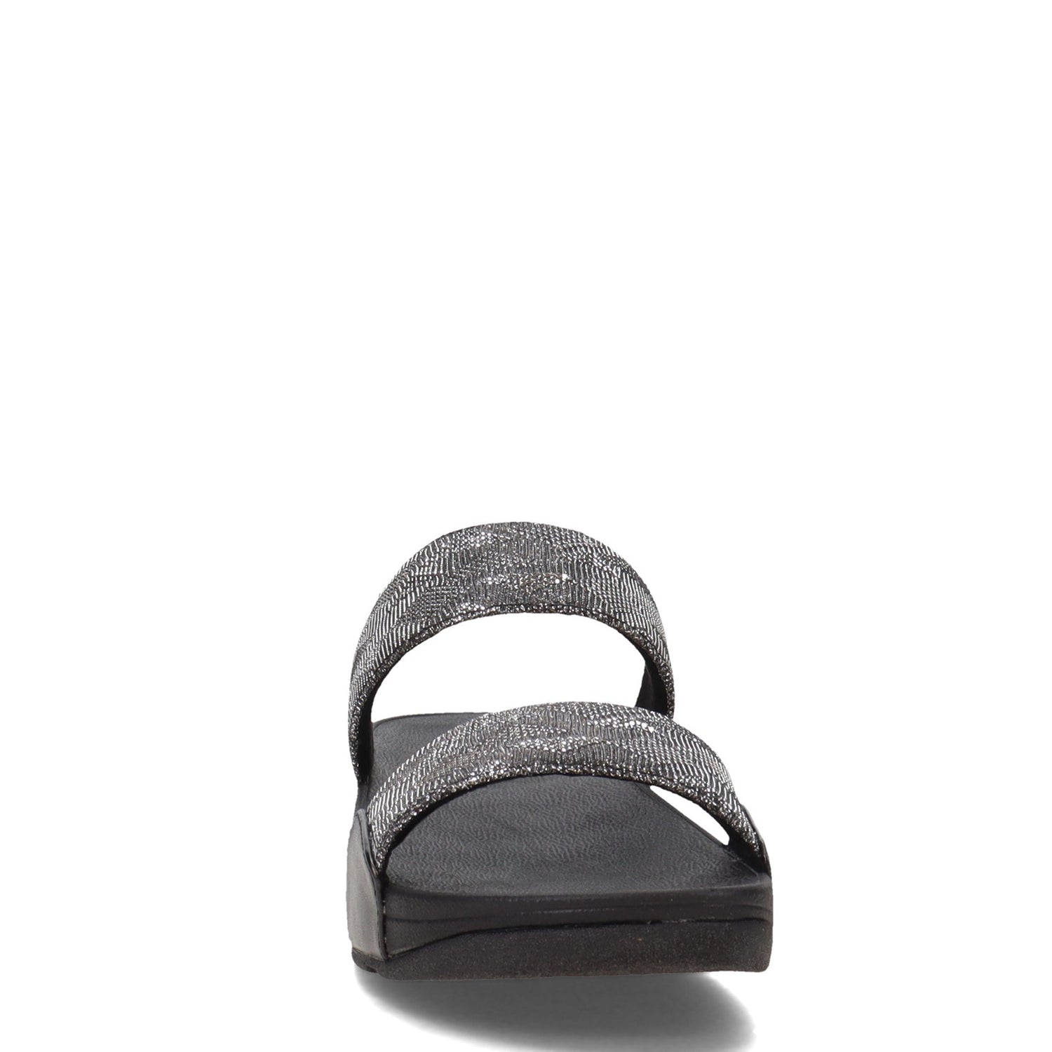 Peltz Shoes  Women's FitFlop Lulu Slide Black ET7-090