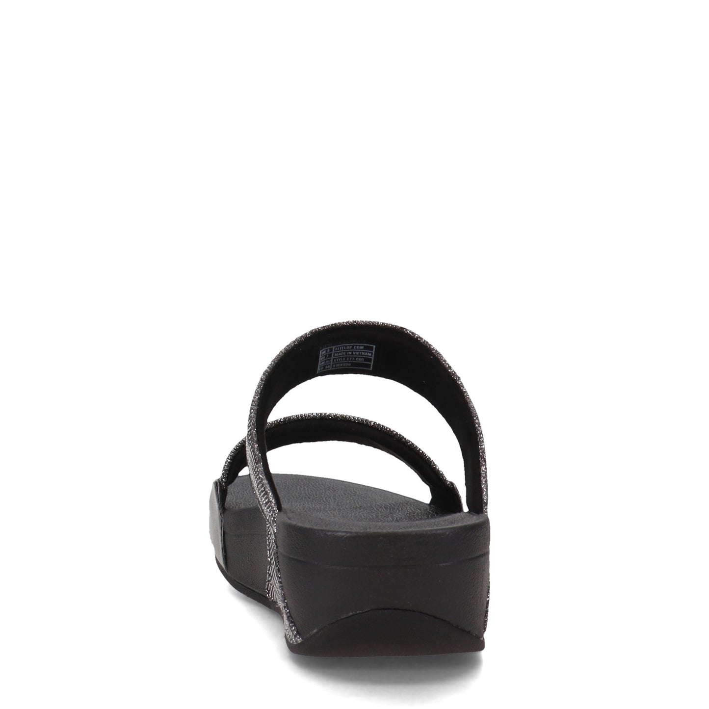 Peltz Shoes  Women's FitFlop Lulu Slide Black ET7-090