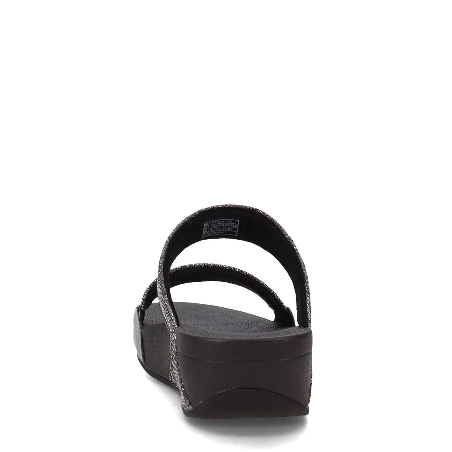 Peltz Shoes  Women's FitFlop Lulu Slide Black ET7-090
