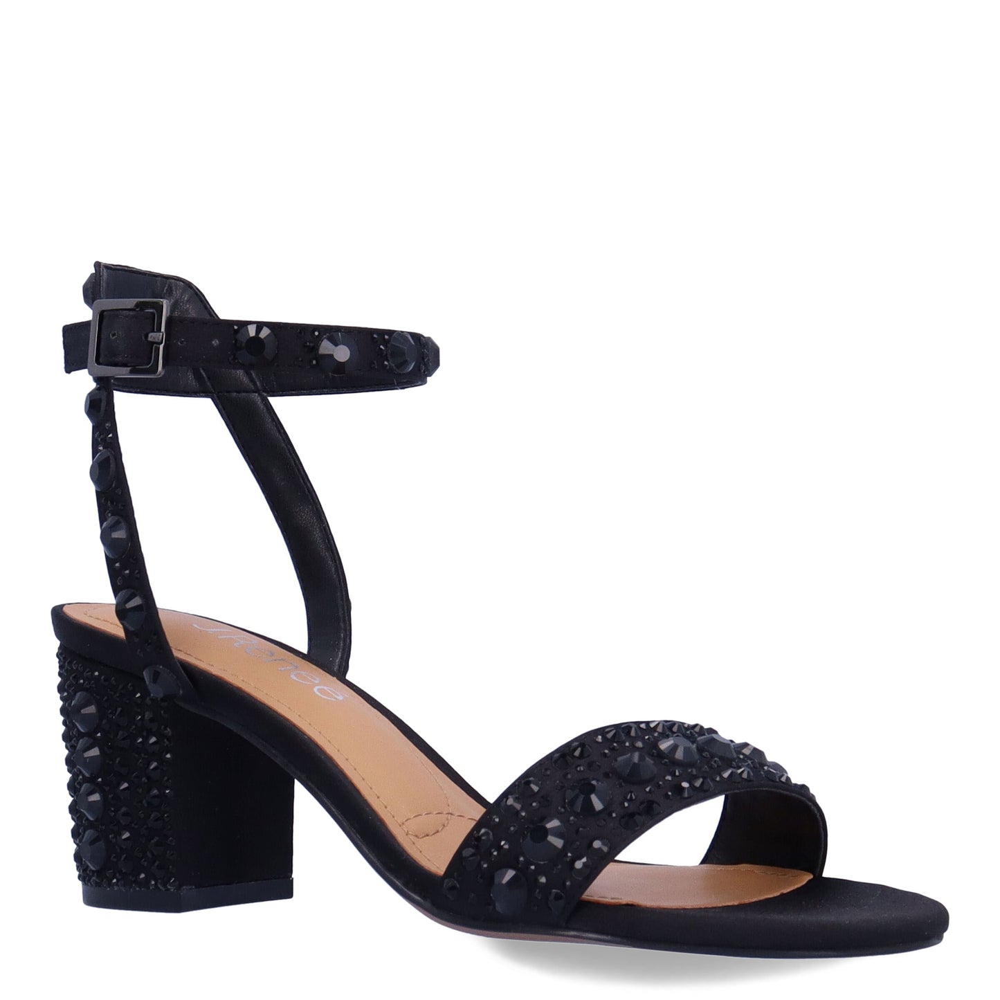 Peltz Shoes  Women's J Renee Evelina Sandal Black EVELIN-SABLA