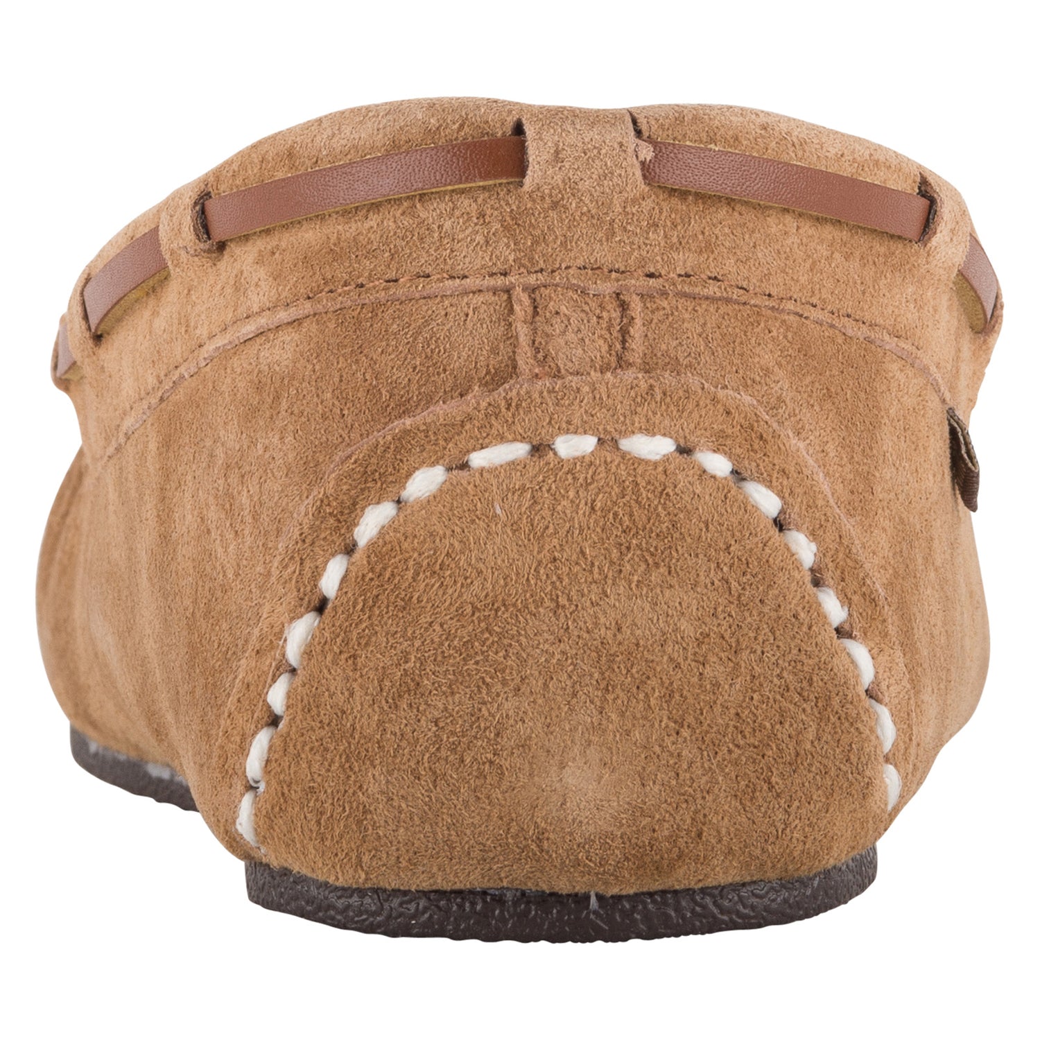 Peltz Shoes  Women's Lamo Sabrina Moc Slip-On Chestnut EW1361-CNT