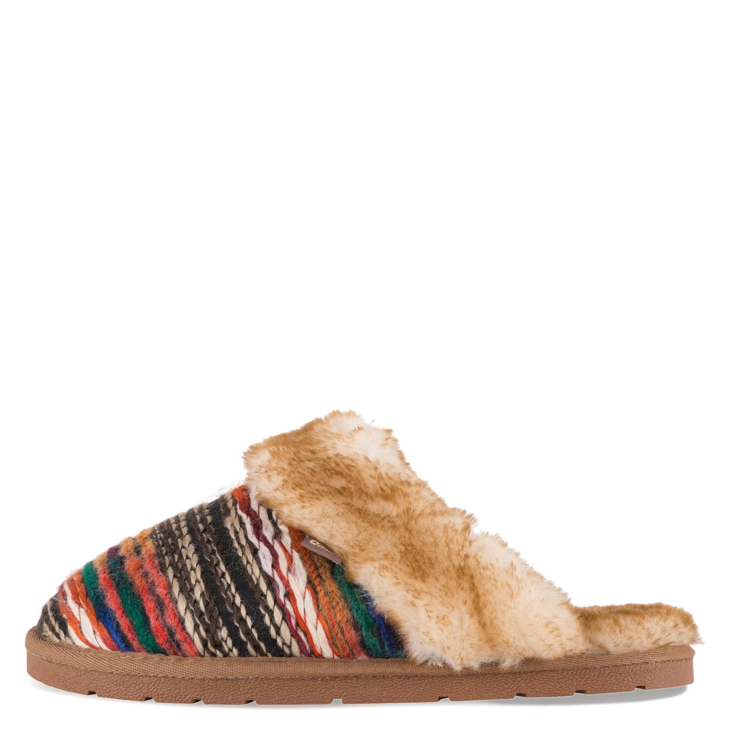 Peltz Shoes  Women's Lamo Juarez Scuff Slipper Chestnut EW1470-CNT