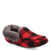 Peltz Shoes  Women's Lamo Aussie Moc Slipper RED PLAID EW1535-614