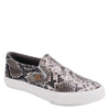Peltz Shoes  Women's Lamo Piper Slip-On brown snake EW1802-BRNS
