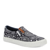 Peltz Shoes  Women's Lamo Piper Slip-On Navy Paisley EW1802-NVPA
