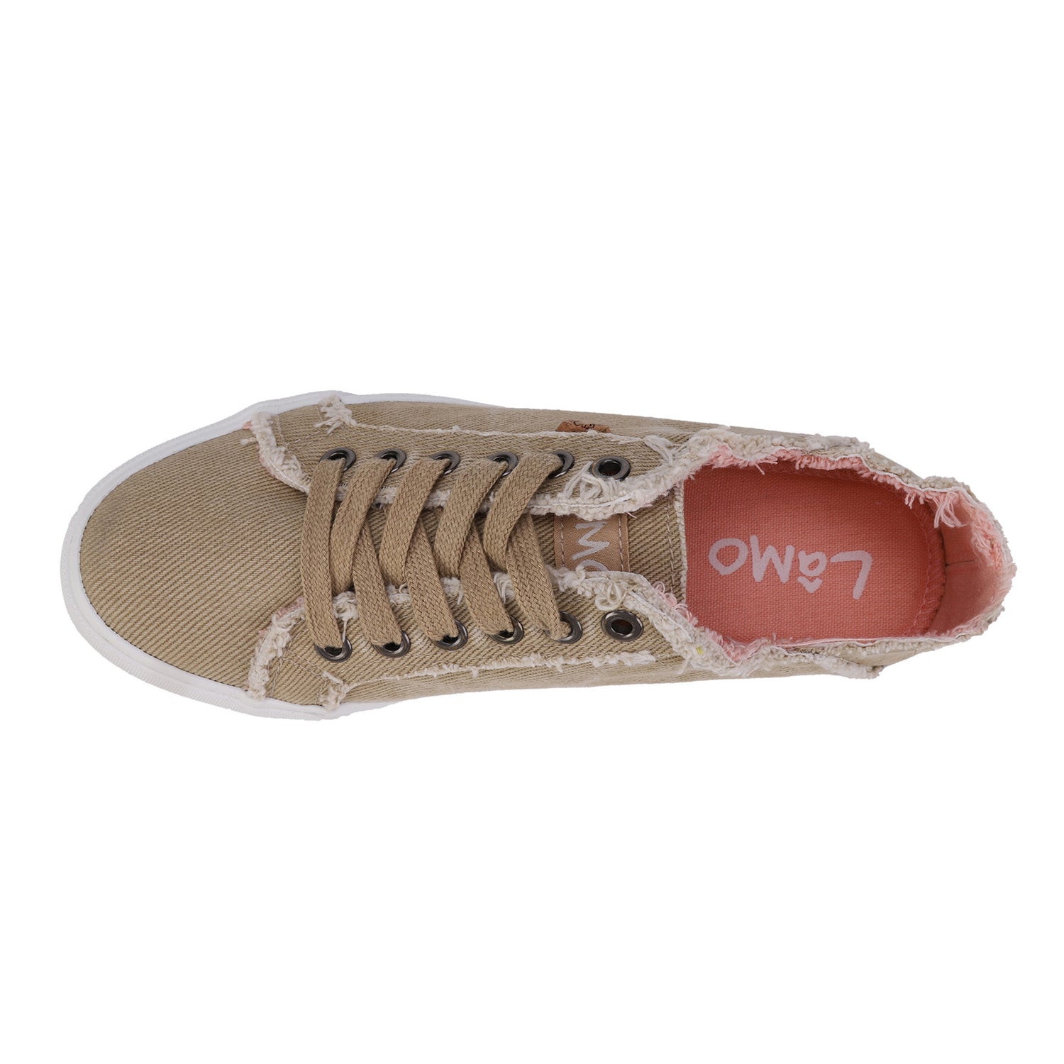 Peltz Shoes  Women's Lamo Vita Sneaker Washed Taupe EW1910-WATA