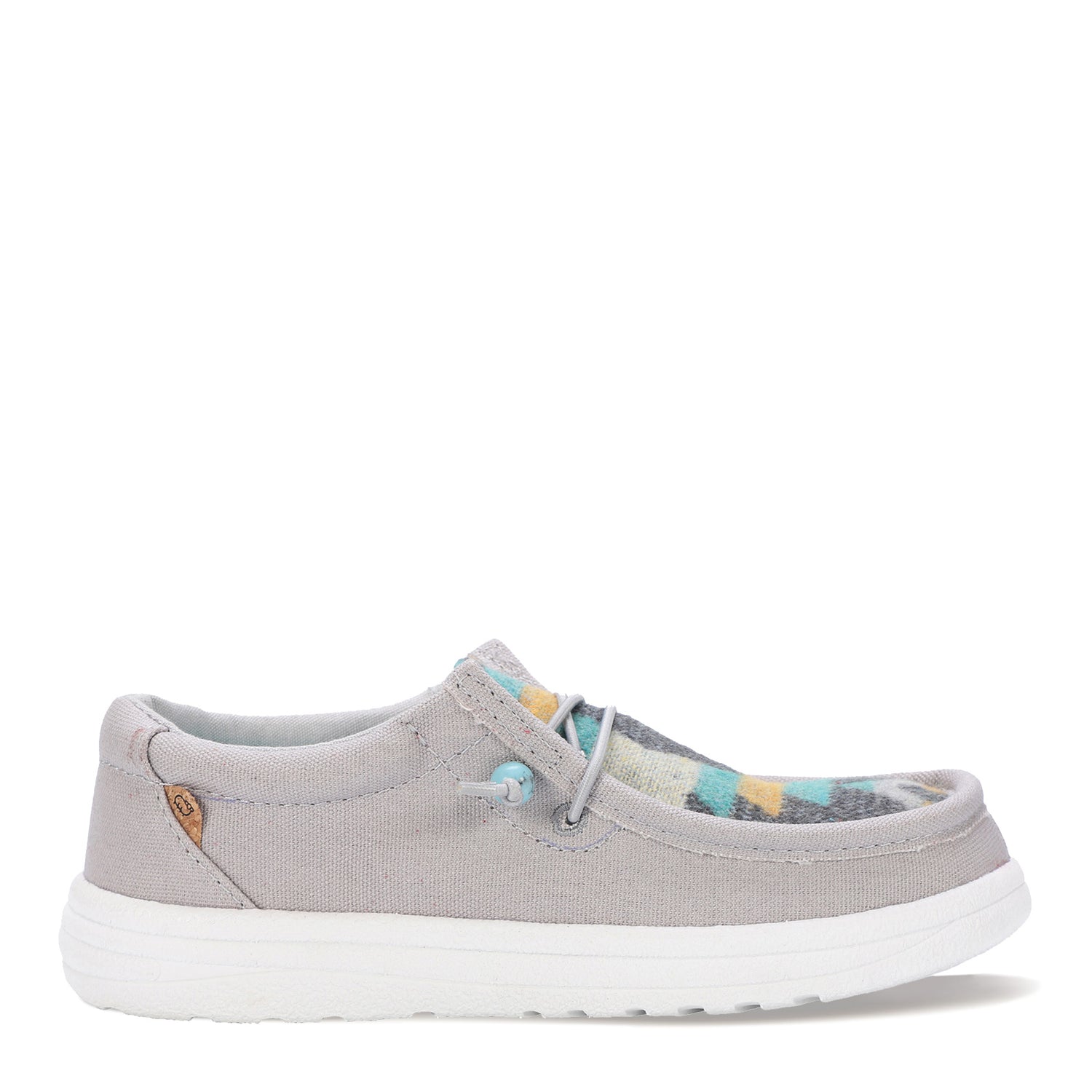 Peltz Shoes  Women's Lamo Paula Slip-On Grey/Multi EW2035-062