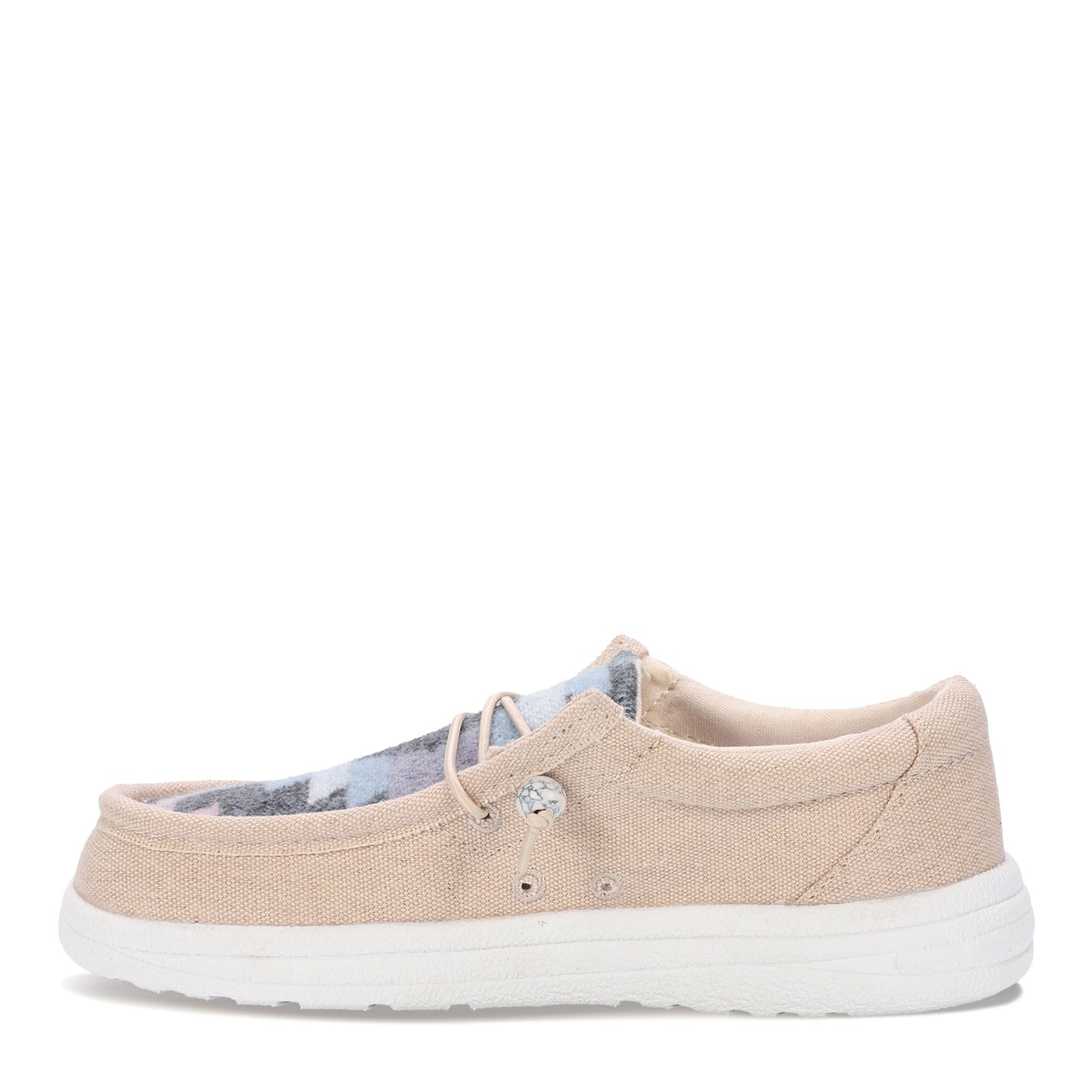 Peltz Shoes  Women's Lamo Paula Slip-On Beige/Multi EW2035-BEMU