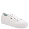 Peltz Shoes  Women's Lamo Amelie Sneaker white EW2101-WHT