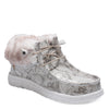 Peltz Shoes  Women's Lamo Cassidy Slipper dove snake EW2152-DVSN