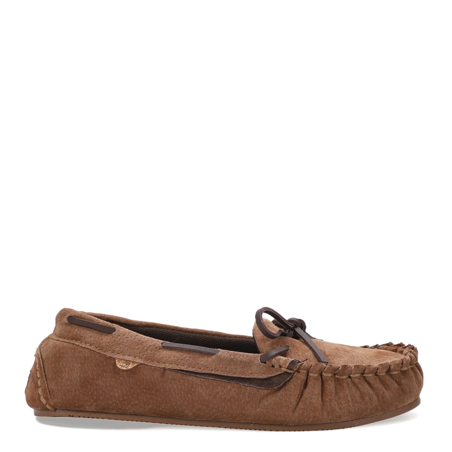 Peltz Shoes  Women's Lamo Selena Moc Slip-On Chestnut EW2304-CNT
