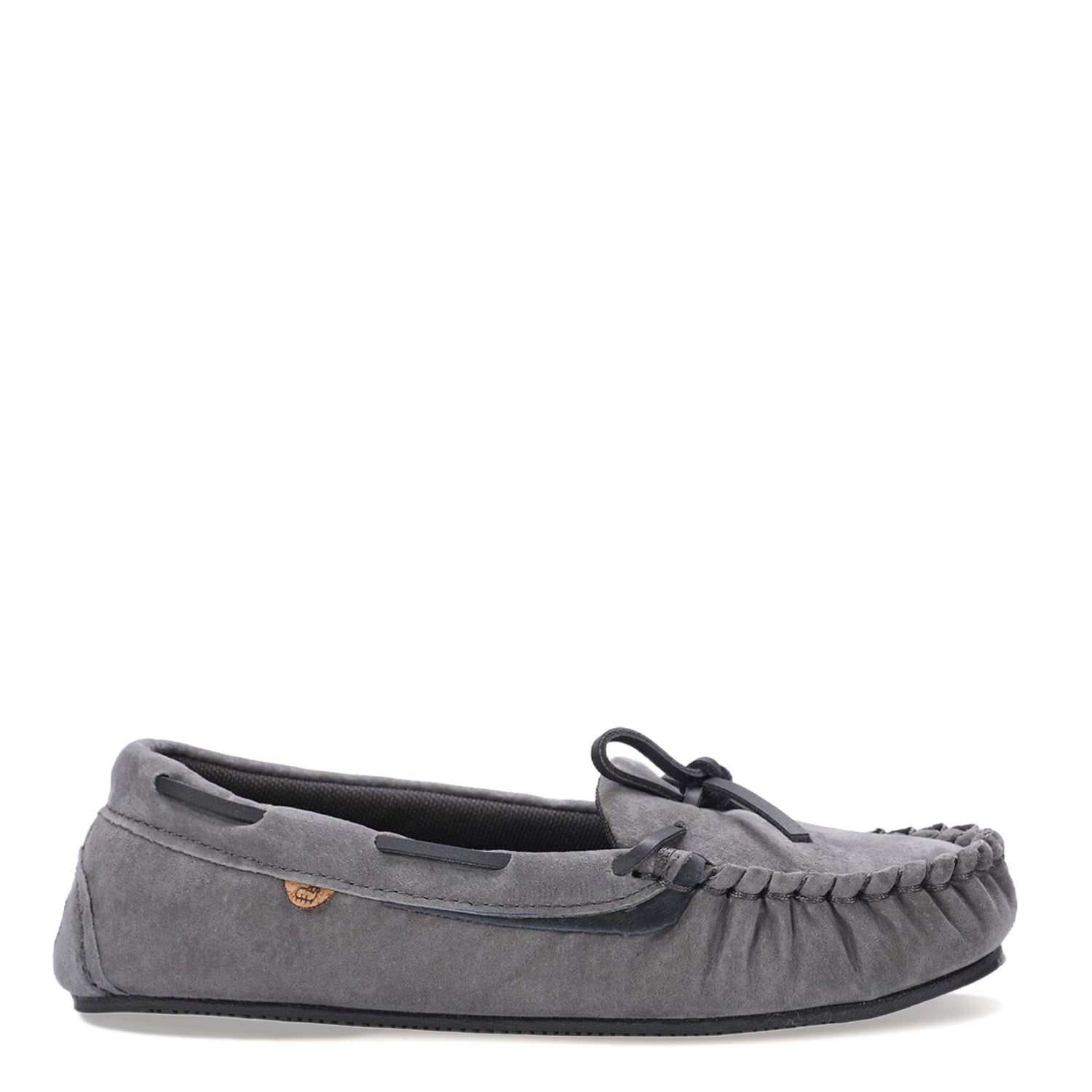 Peltz Shoes  Women's Lamo Selena Moc Slip-On Grey EW2304-GRY