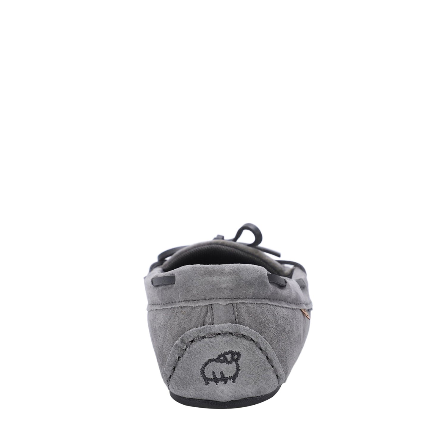 Peltz Shoes  Women's Lamo Selena Moc Slip-On Grey EW2304-GRY
