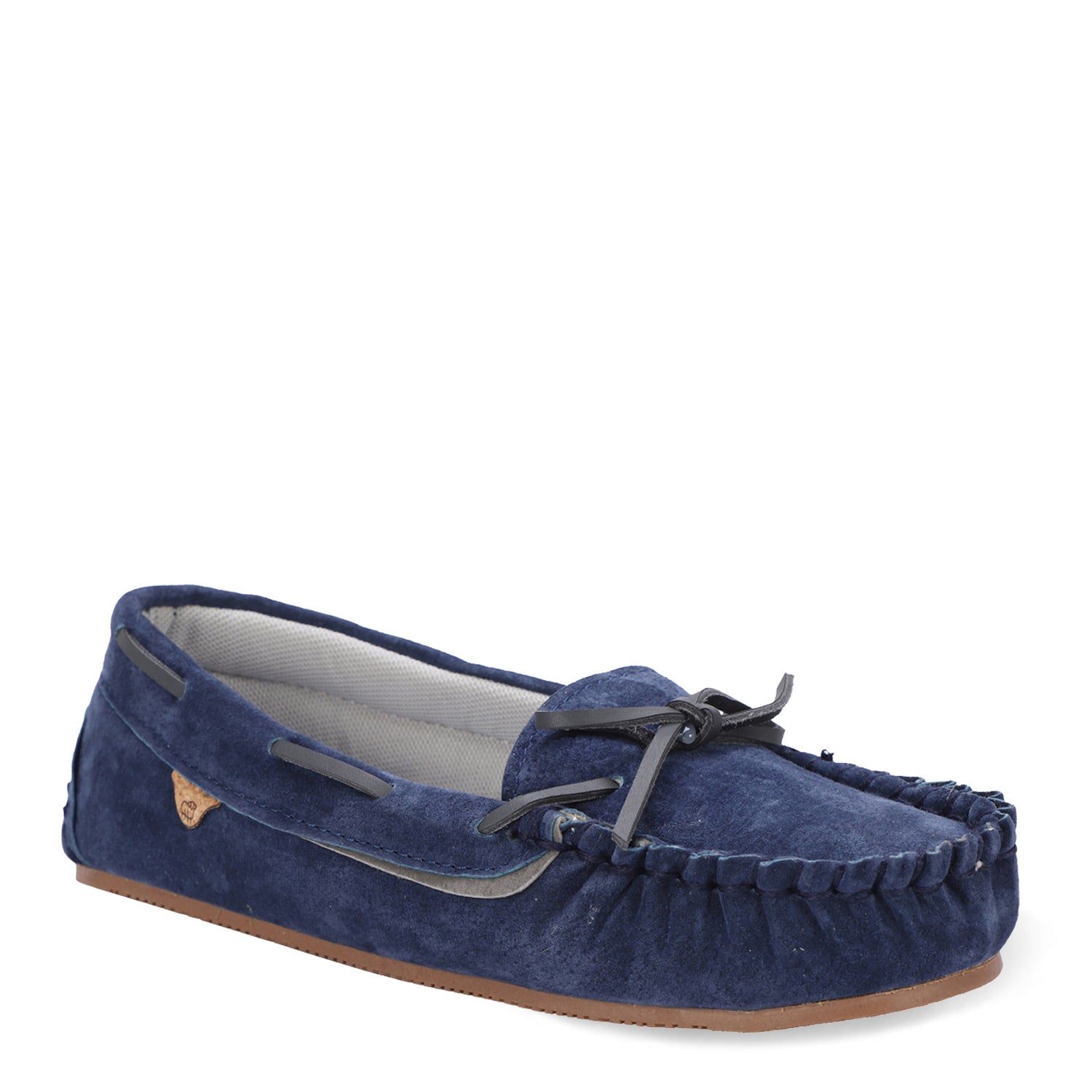 Peltz Shoes  Women's Lamo Selena Moc Slip-On Navy EW2304-NVY