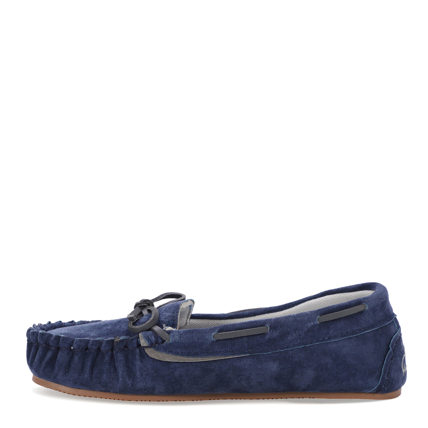 Peltz Shoes  Women's Lamo Selena Moc Slip-On Navy EW2304-NVY