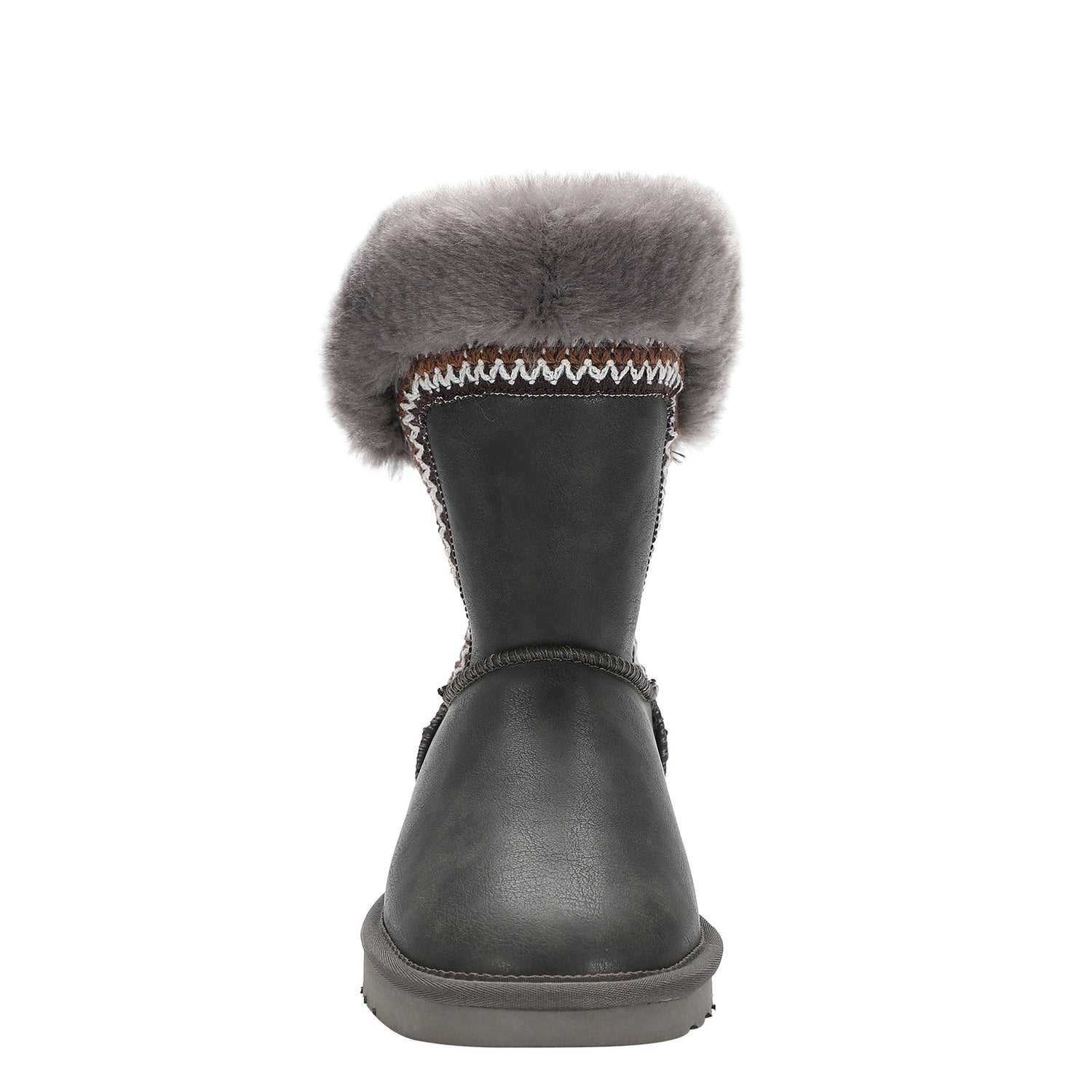 Peltz Shoes  Women's Lamo Alma Boot Waxed Charcoal EW2315-WCHA