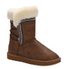 Peltz Shoes  Women's Lamo Alma Boot Waxed Chestnut EW2315-WCNT
