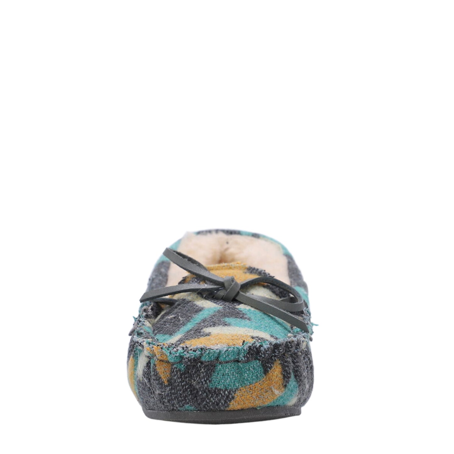 Peltz Shoes  Women's Lamo Hannah Slipper Grey/Multi EW2318-062
