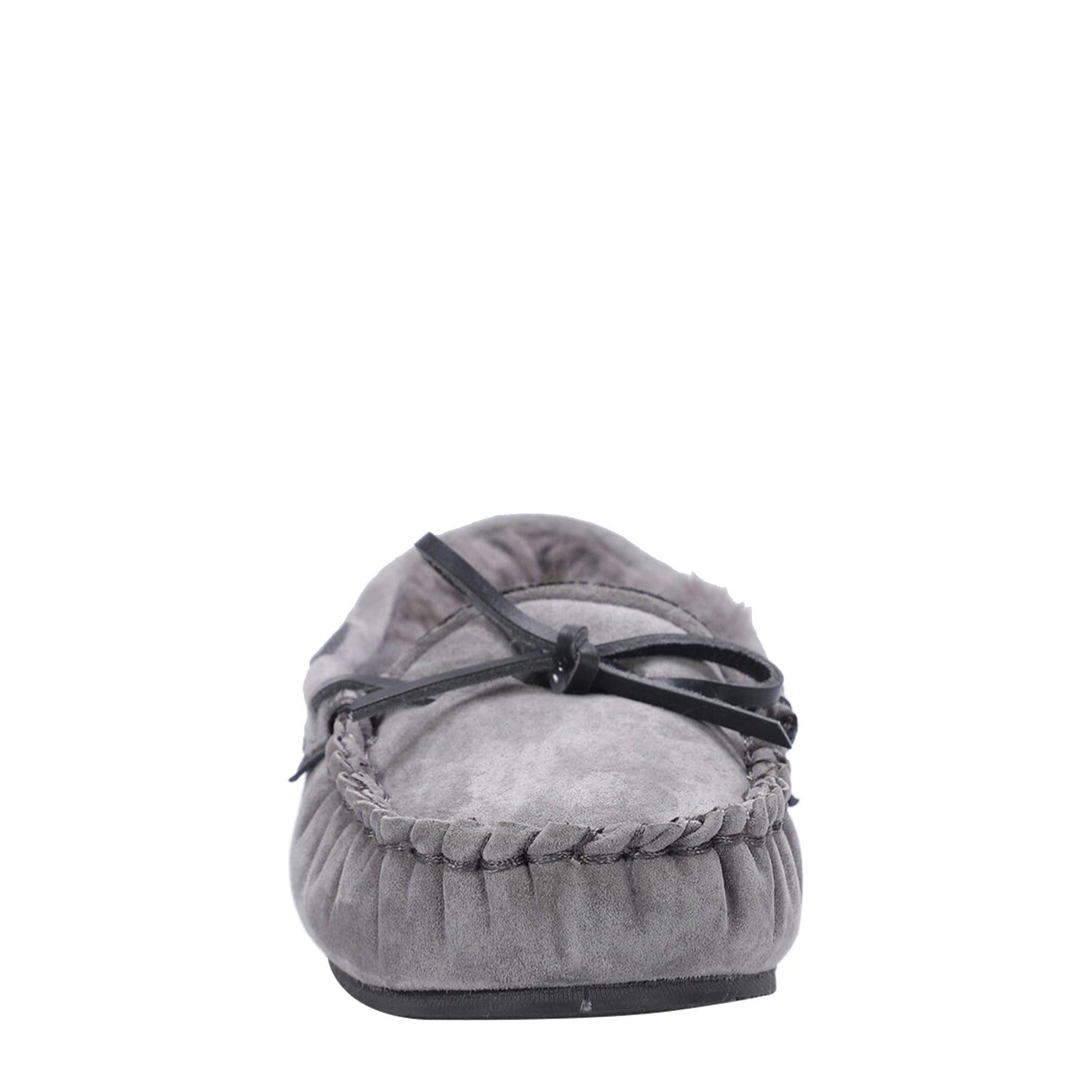 Peltz Shoes  Women's Lamo Hannah Slipper Charcoal EW2318-CHA
