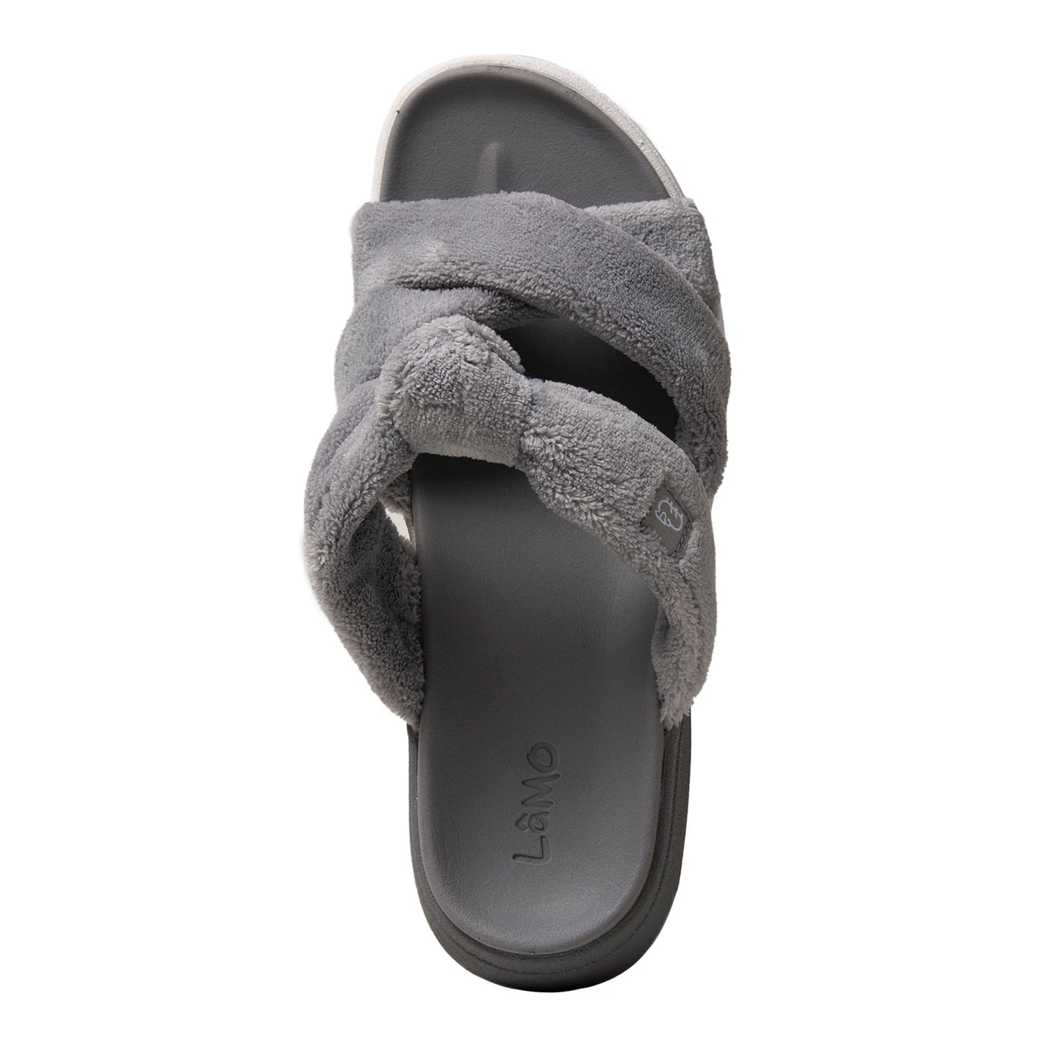 Peltz Shoes  Women's Lamo Tiki Sandal Grey EW2401-GREY