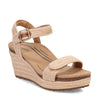 Peltz Shoes  Women's Aetrex Sydney Sandal JUTE EW762