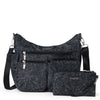 Peltz Shoes  Baggilini Modern Everywhere Hobo Bag MIDNIGHT BLOSSOM EWH710-MID BLSM