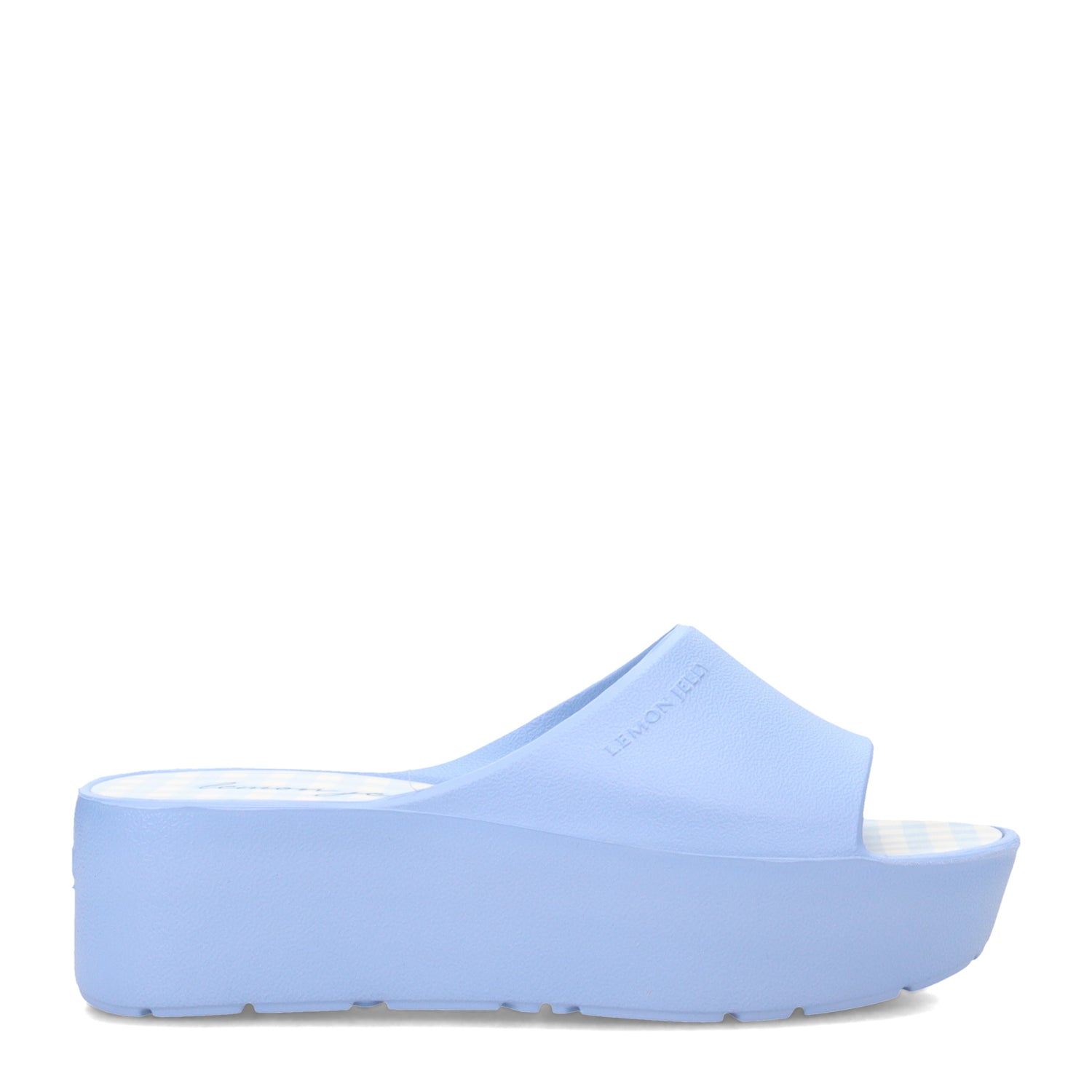 Peltz Shoes  Women's Lemon Jelly Ezili Sandal LIGHT BLUE EZILI-04