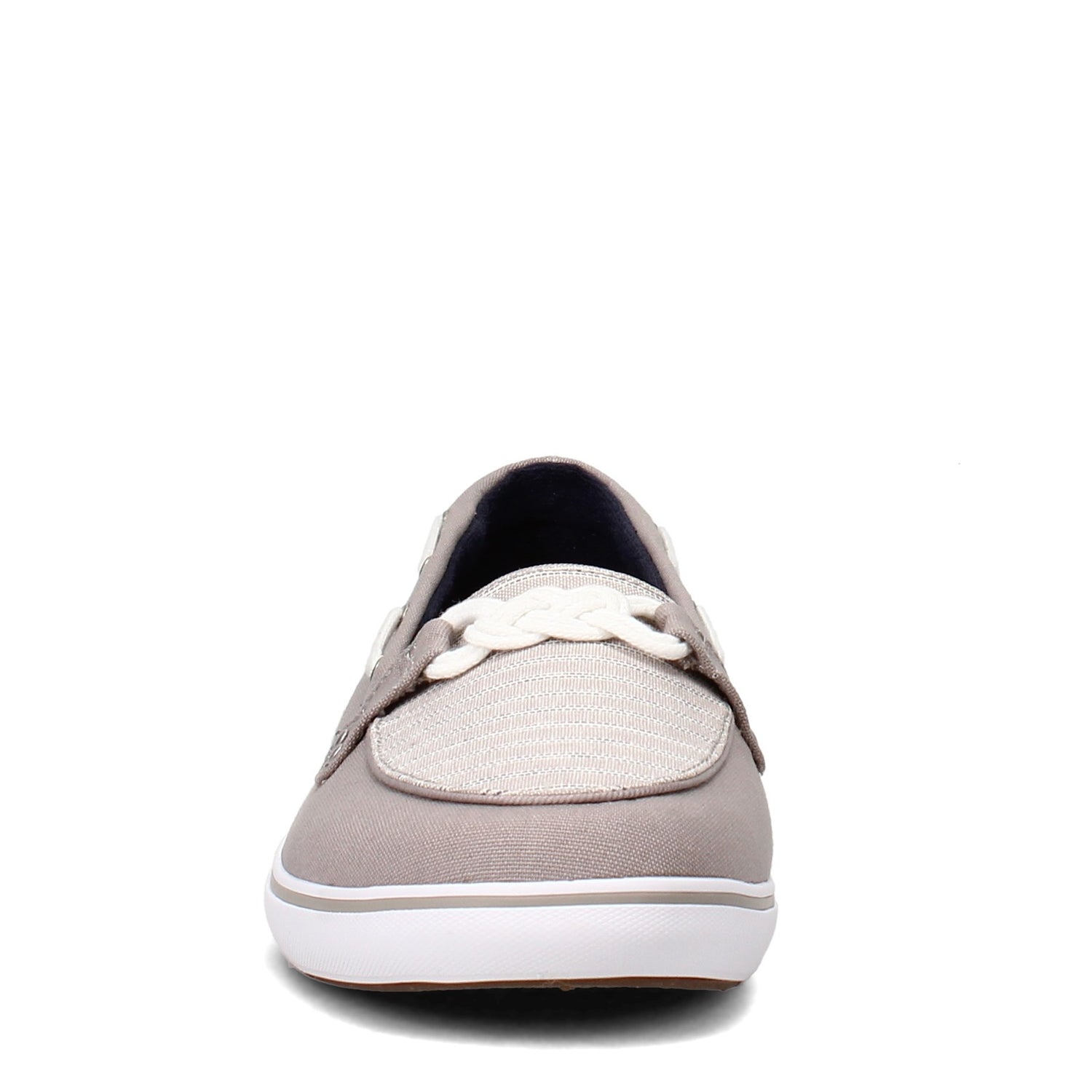 Peltz Shoes  Women's Grasshoppers Windsor Knot Slip-On GREY EF61694