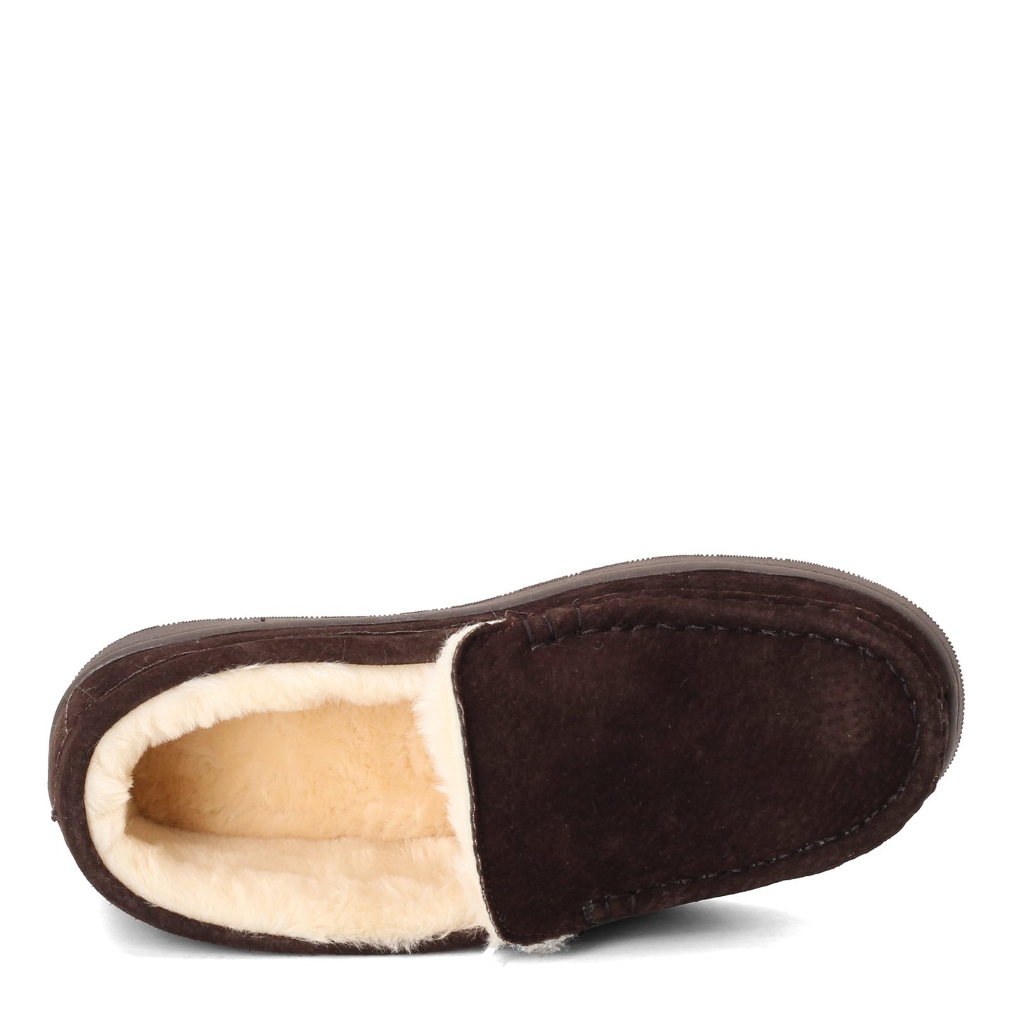 Peltz Shoes  Men's Lamo Harrison Moc CHOCOLATE EM1913-CHC