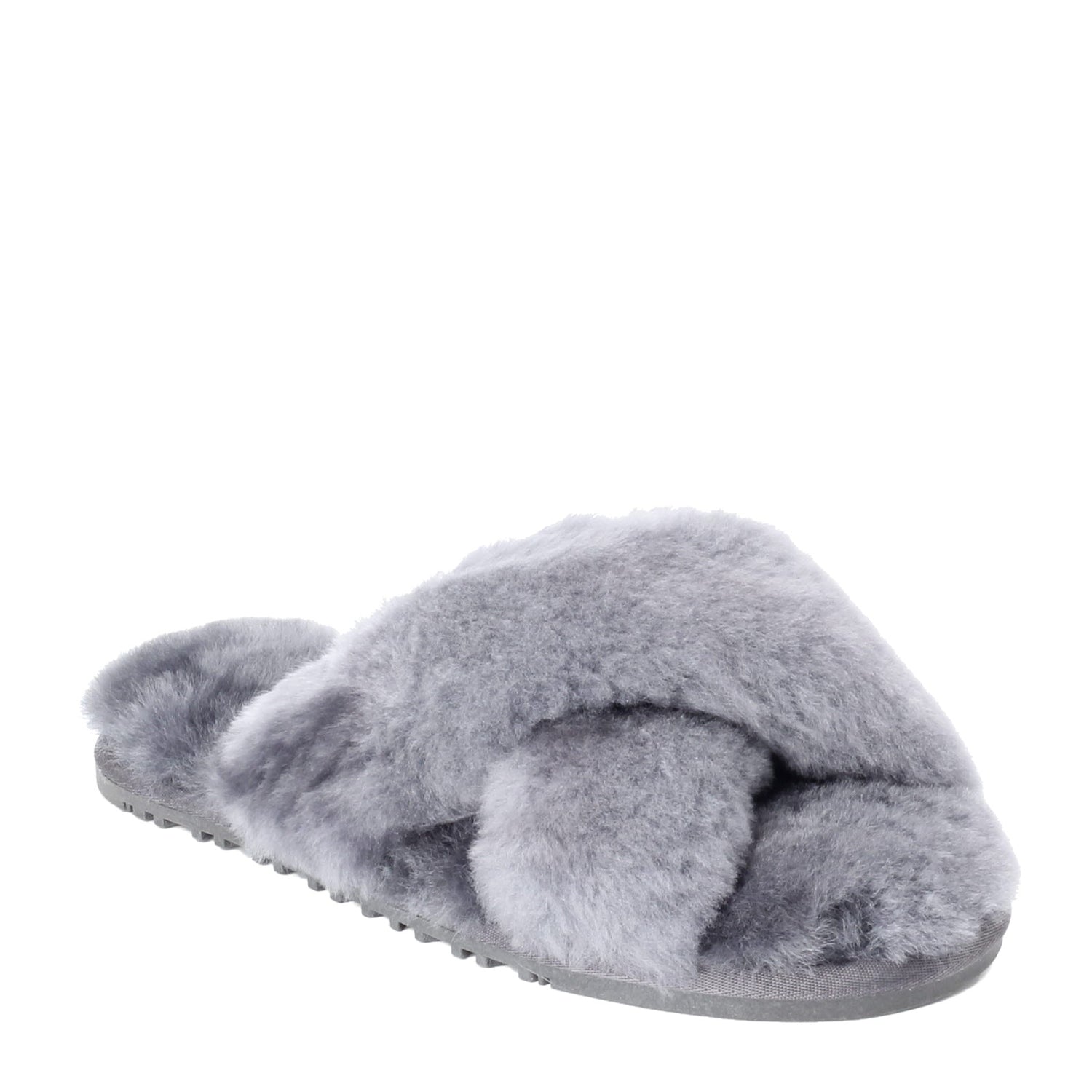 Peltz Shoes  Women's Lamo Serenity Slipper CHARCOAL EW1902-CHA