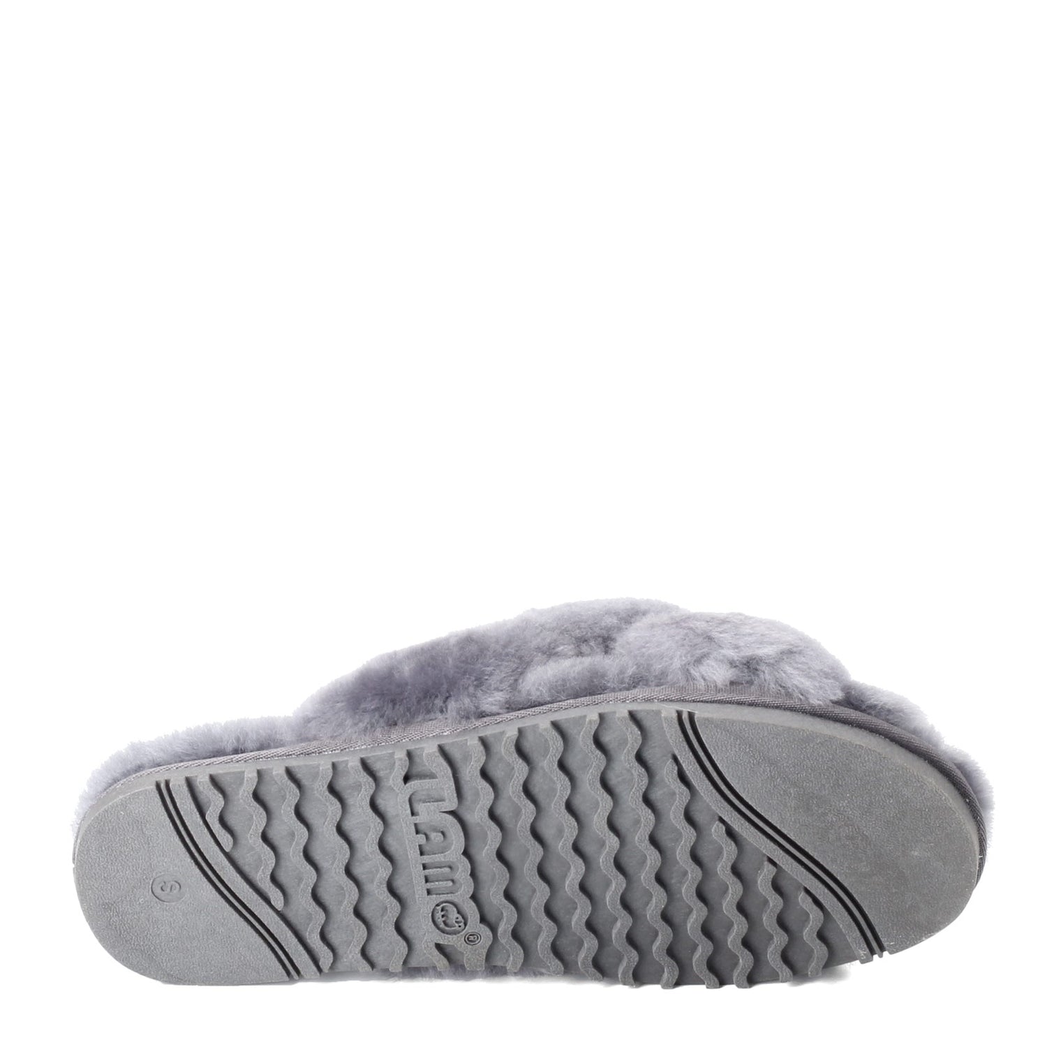 Peltz Shoes  Women's Lamo Serenity Slipper CHARCOAL EW1902-CHA