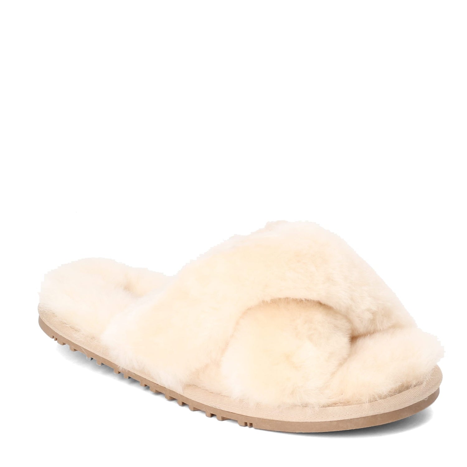 Peltz Shoes  Women's Lamo Serenity Slipper CREAM EW1902-CRM