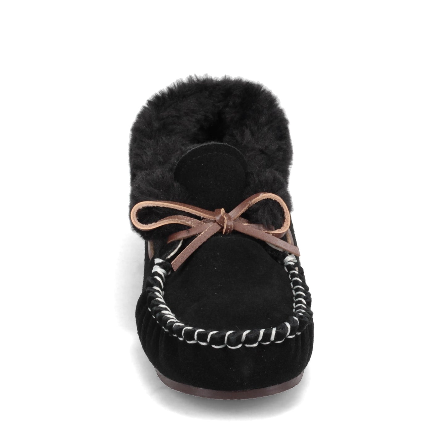 Peltz Shoes  Women's Lamo Mila Moc BLACK EW1939-BLK