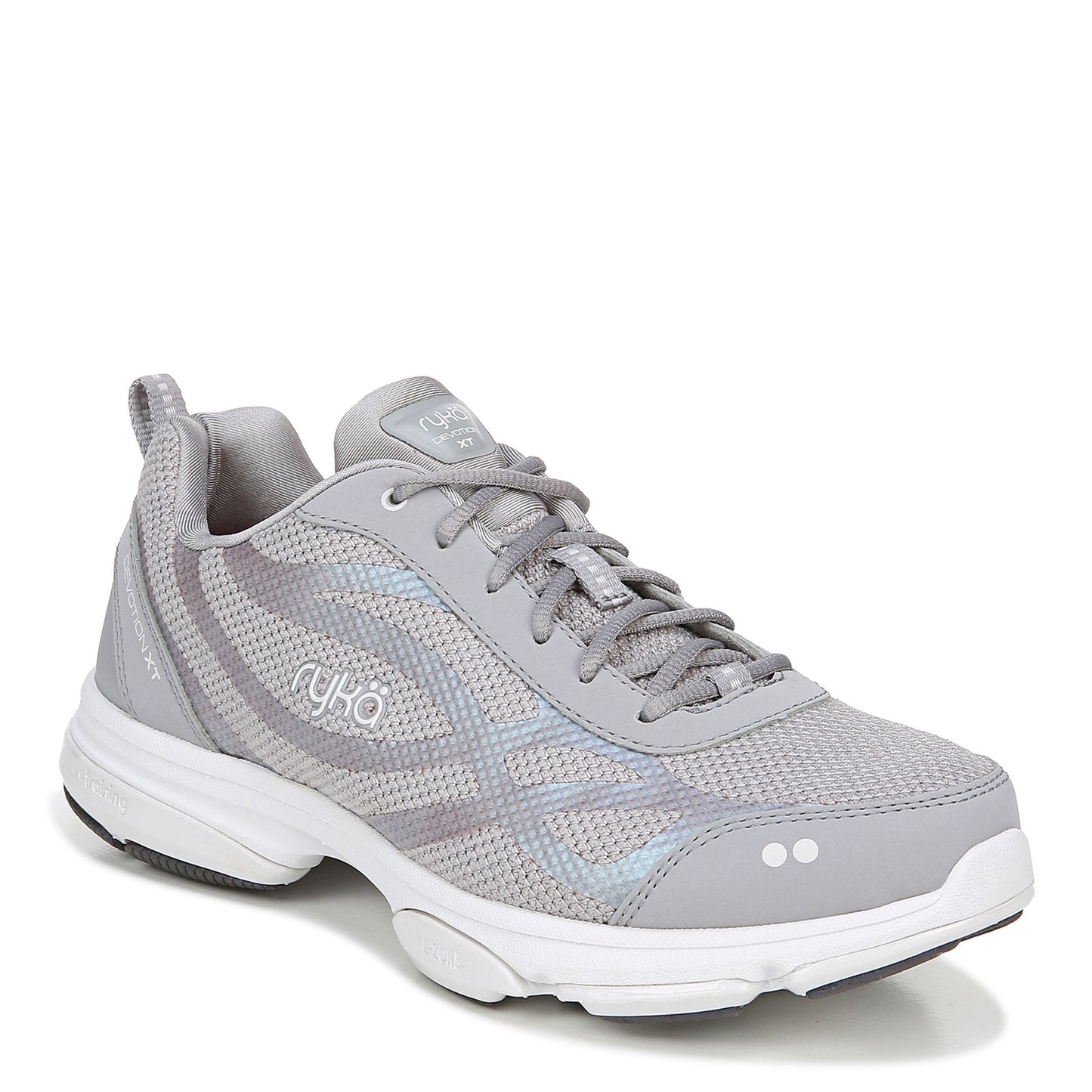 Peltz Shoes  Women's Ryka Devotion XT Training Shoe GREY LIGHT F0180M9023