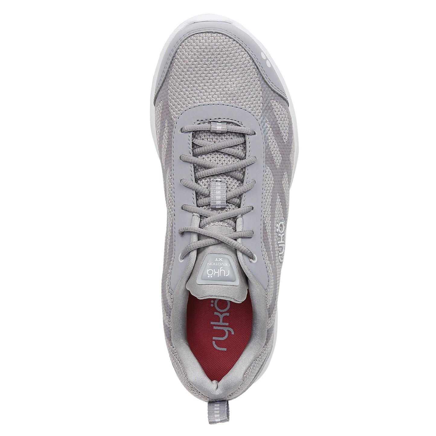 Peltz Shoes  Women's Ryka Devotion XT Training Shoe GREY LIGHT F0180M9023