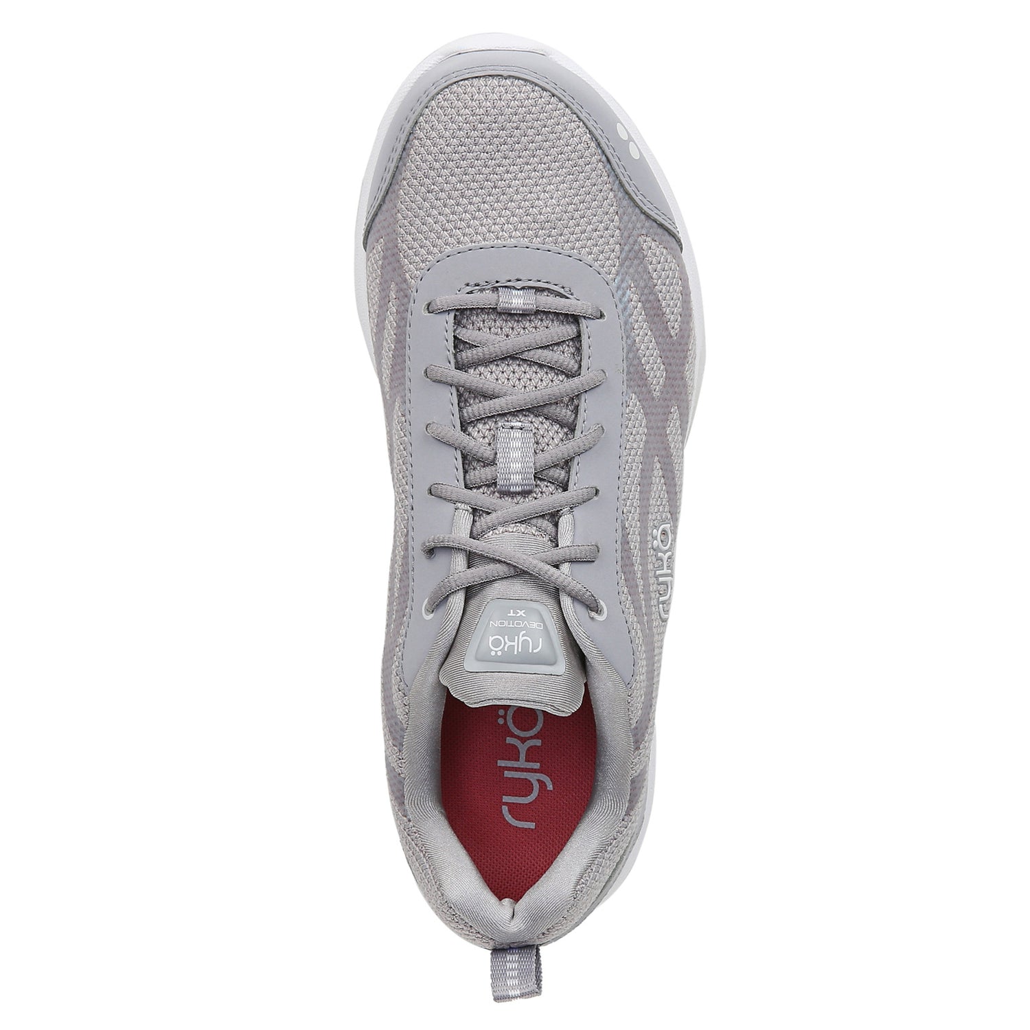 Peltz Shoes  Women's Ryka Devotion XT Training Shoe GREY LIGHT F0180M9023