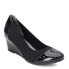 Peltz Shoes  Women's Lifestride Juliana Stretch Wedge Black F2858M1900