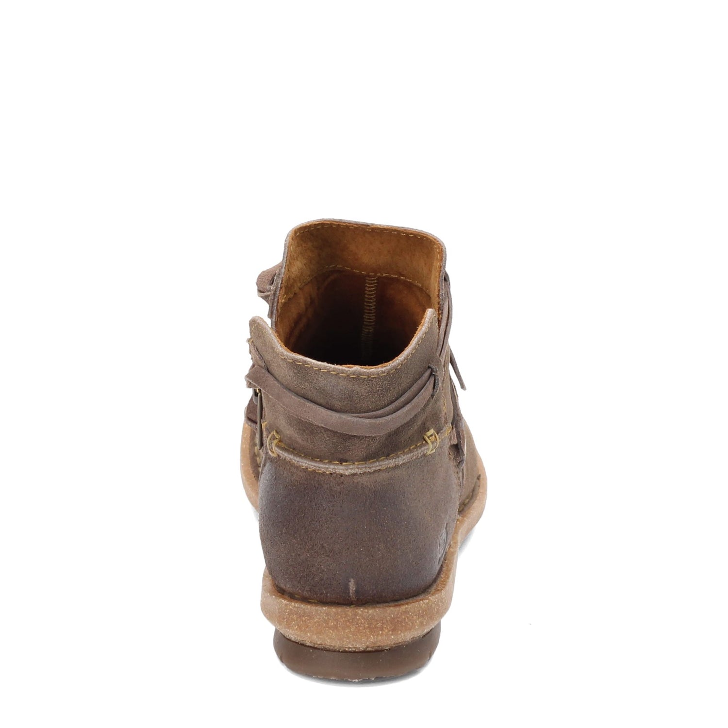 Peltz Shoes  Women's Born Tarkiln Ankle Boot Grey F59122