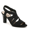 Peltz Shoes  Women's Lifestride Charlotte High Heel Sandals Black F7205S1001