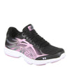 Peltz Shoes  Women's Ryka Devotion Plus 3 Walking Sneaker BLACK F7710M2002