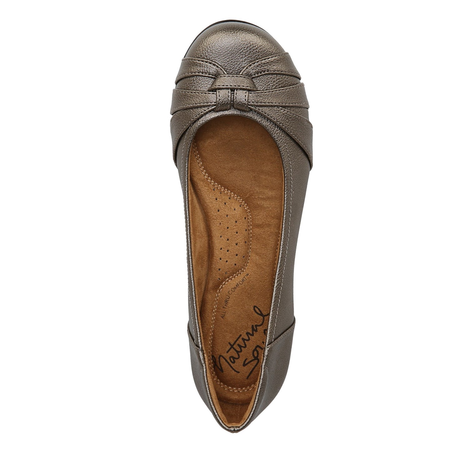 Peltz Shoes  Women's SOUL Naturalizer Gift Flat Gray F8433S0020