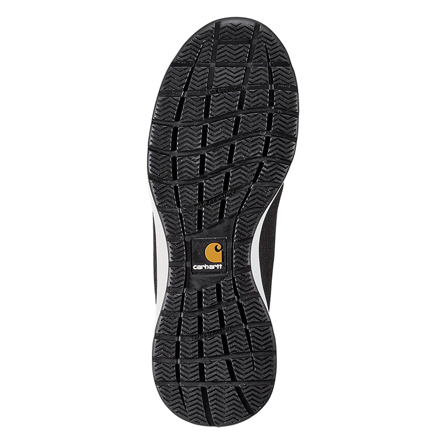 Peltz Shoes  Men's Carhartt Force 3 EH Nano Toe Work Shoe BLACK / WHITE FA3403-M