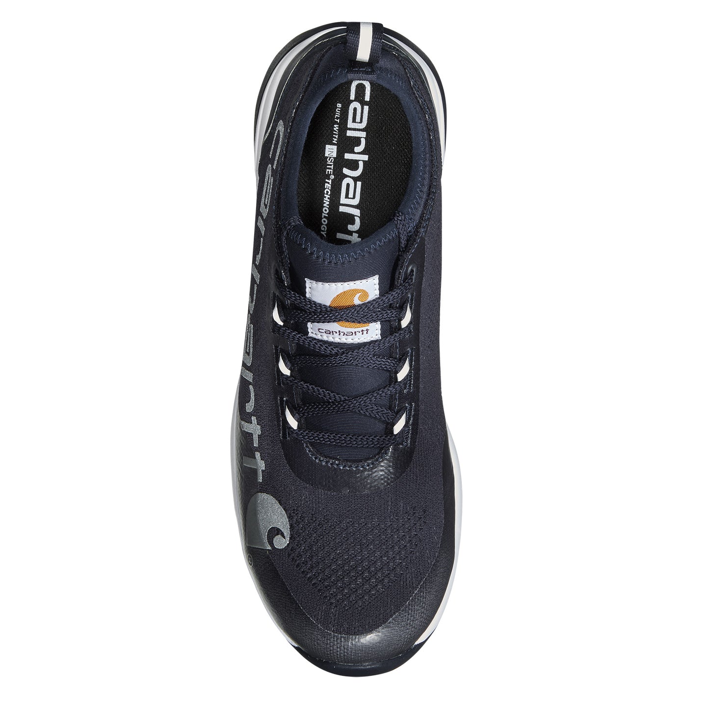 Peltz Shoes  Men's Carhartt Force 3 EH Nano Toe Work Shoe NAVY FA3404-M